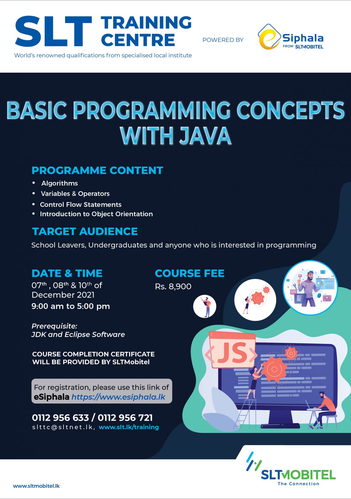Basic Progrmaming Concepts with JAVA-December 2021