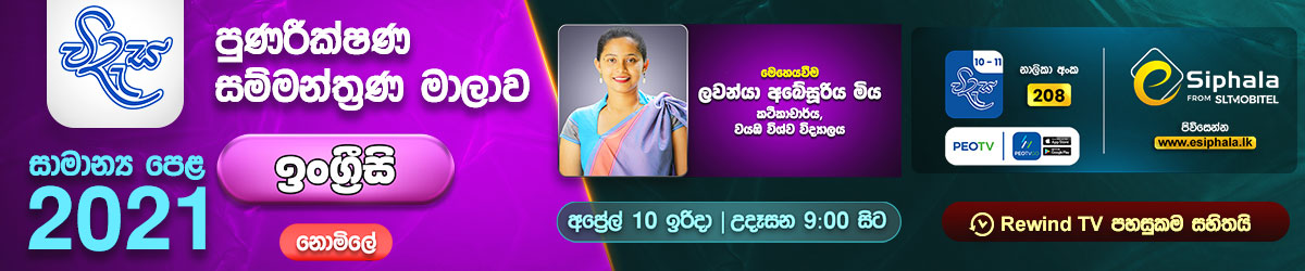  O/L Seminar Series-English