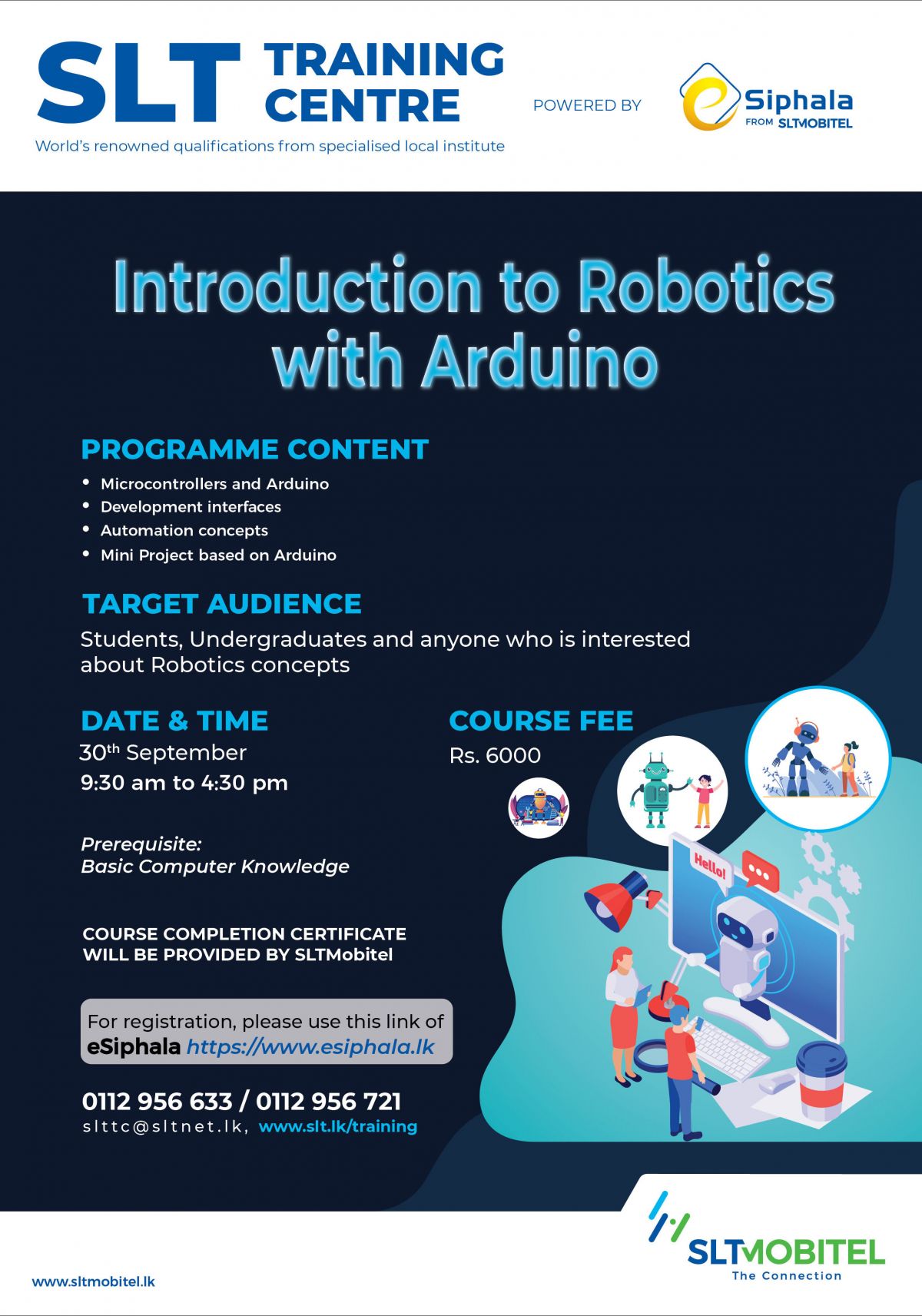 Introduction to Robotics with Arduino- Sep-2021