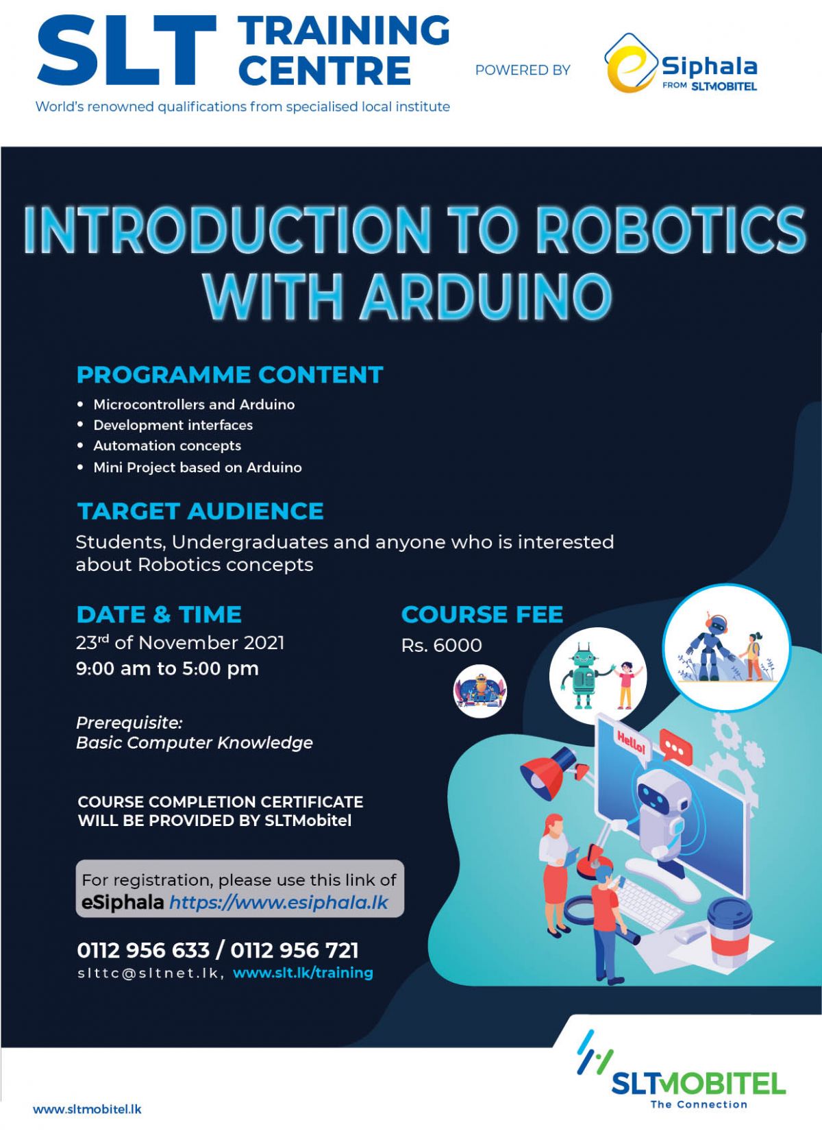 Introduction to Robotics with Arduino- November 2021