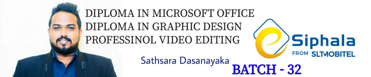 Diploma In Microsoft Office And Graphic Design , Video Editing 