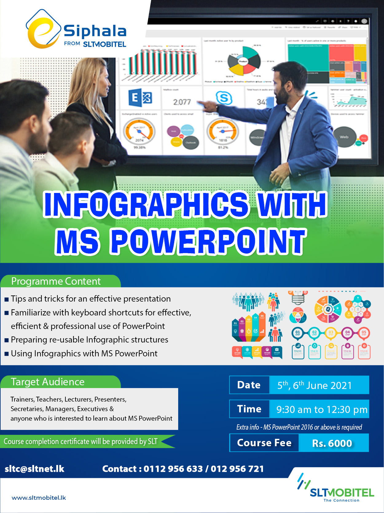 Infographics with MS PowerPoint