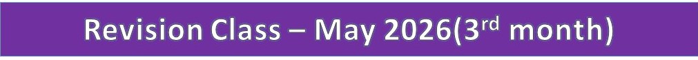 Revision - May 2026- for External Pharmacy Examination Aug 2026, Chula Edirisinghe