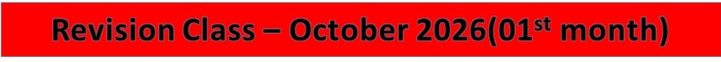 Revision New - October 2026- for External Pharmacy Examination Feb 2027, Chula Edirisinghe