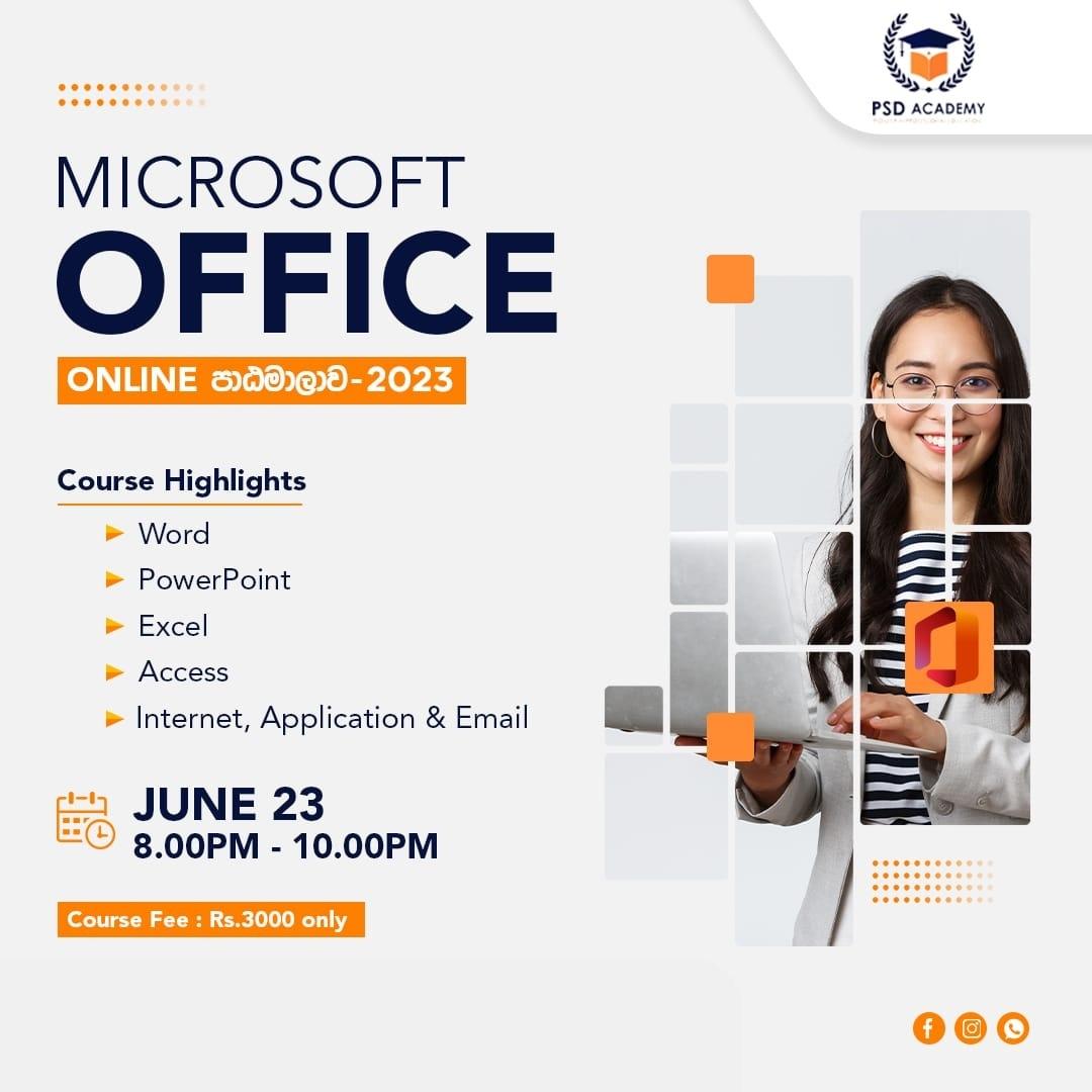 Online Microsoft Office Certificate Course
