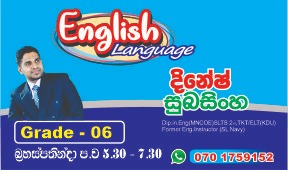 English Language Grade -6 ( March)