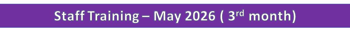 Training for Pharmacy staff members ( certificate level) - May 2026